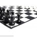 MegaChess Large Chess and Checkers Game Mat Nylon Large Size B00MH7TXF2